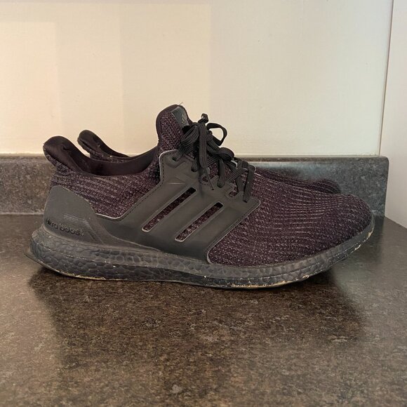 Adidas Ultraboost 4.0 'Triple Black' - Size 12 - Picture 2 of 8